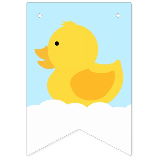 Yellow Rubber Ducky Wimpelkette (Zweite Fahne)
