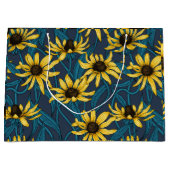 Yellow Rudbekia auf der Marine Große Geschenktüte (Vorderseite)