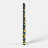 Yellow Rudbekia auf der Marine Samsung Galaxy Hülle (Rechte Seite)