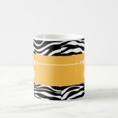Yellow Sassy Star Zebra Tasse (Mittel)