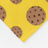 Yellow-Schokolade-Chip-Muster Fleecedecke (Ecke)