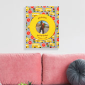 Yellow School Bus Erster Schultag Custom Foto Leinwanddruck (Insitu (Wohnzimmer))