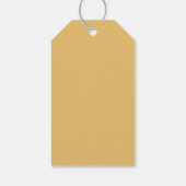 Yellow School Bus Fan Geschenkanhänger (Rückseite)