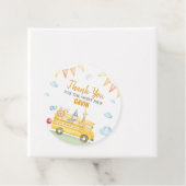 Yellow School Bus Geburtstagsparty Geschenkanhänger (Beispiel)