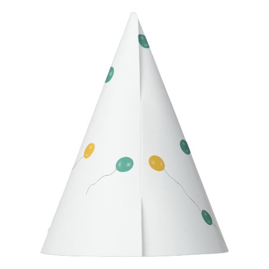 Yellow School Bus Kids Birthday Party Partyhütchen (Rückseite)