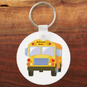 Yellow School Bus Schlüsselanhänger (Vorderseite)