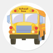 Yellow School Bus Stickers (Vorderseite)