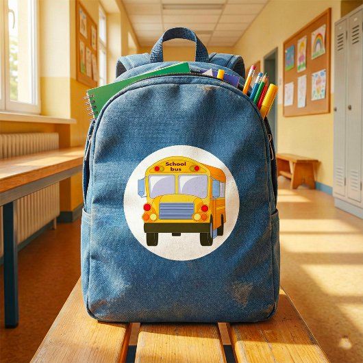 Yellow School Bus Stickers