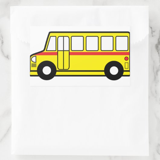 Yellow School Bus Stickers (Tasche)