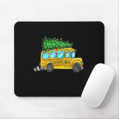 Yellow School Bus Weihnachtsbaum Treiber Paja Mousepad (Mit Mouse)