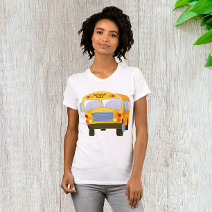 Yellow School Bus Womens T - Shirt