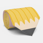 Yellow School Pencil Lehrer Personalisiert Krawatte (Gerollt)