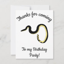 Yellow Sea Snake Happy B-day