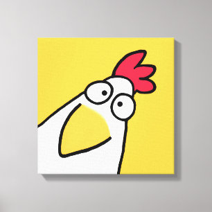 Yellow SERIOY CHICKEN von Sandra Boynton Leinwanddruck