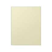 Yellow Shade 11"x8.5" Notepad mit Clean Modern Lo Notizblock (Rotiert)
