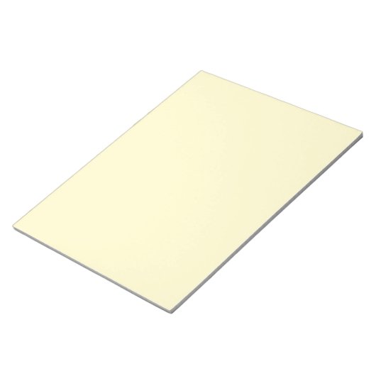 Yellow Shade 11"x8.5" Notepad mit Clean Modern Lo Notizblock (angewinkelt)