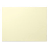 Yellow Shade 11"x8.5" Notepad mit Clean Modern Lo Notizblock (Vorderseite)