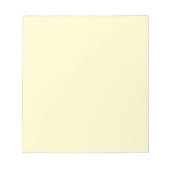 Yellow Shade 5.5 x 6 Notepad mit sauberem, moderne Notizblock (Vorderseite)