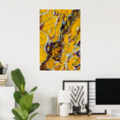 Yellow Shattuckite Poster (Heimbüro)