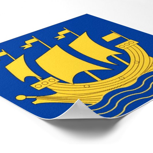 Yellow Ship Poster (Ecke)