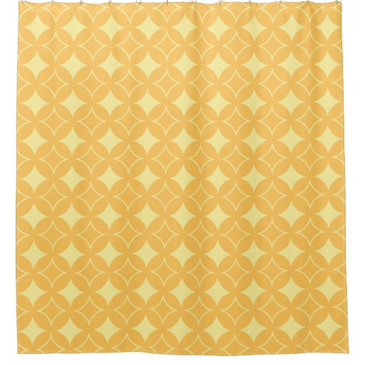 Yellow Shippo Duschvorhang (Vorderseite)