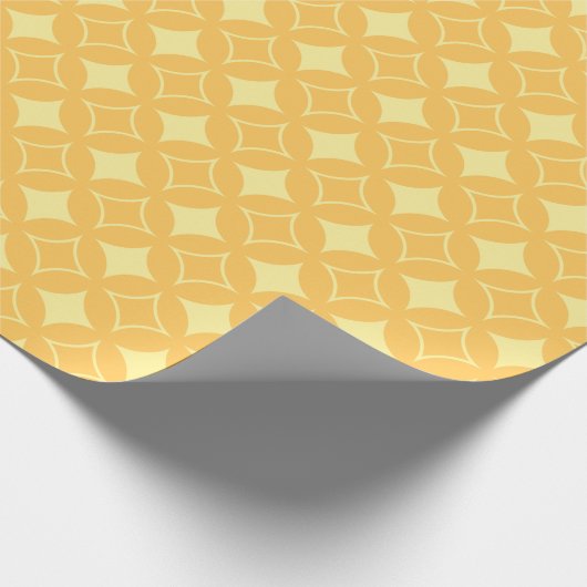Yellow Shippo Geschenkpapier (Ecke)