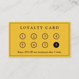 Yellow Simple Elegant Modern Company Business Logo Treuekarte