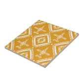 Yellow Simple Indian Geometric Elegant Rustikal Fliese (Seite)