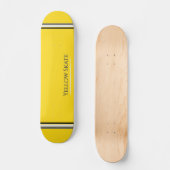 Yellow Skate Skateboard (Vorderseite)