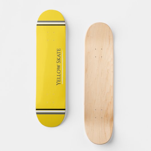 Yellow Skate Skateboard (Vorderseite)