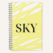 Yellow Sky Notebook Notizblock (Vorderseite)