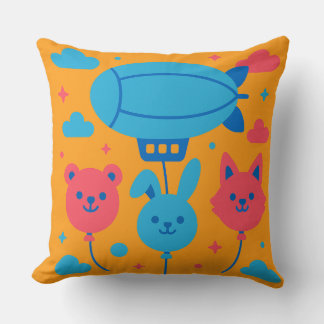 Yellow Sky Parade Kissen