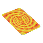 Yellow Snakeskin Spiral Magnet (Rechte Seite)