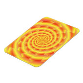 Yellow Snakeskin Spiral Magnet (Linke Seite)