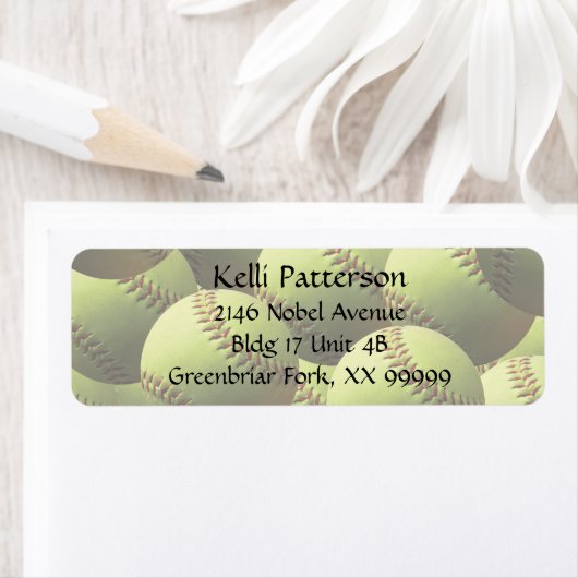 Yellow Softball 4 line (Insitu)