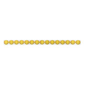 Yellow Softball Satinband (Vorderseite)