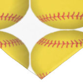 Yellow Softball Tischdecke (Schrägansicht)