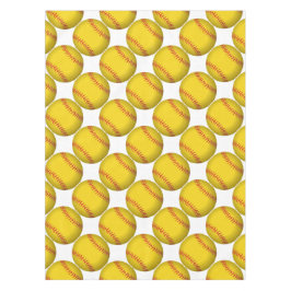 Yellow Softball Tischdecke