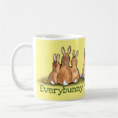 Yellow Somebunny Bunny Rabbit Liebe Wertschätzung Kaffeetasse (Links)