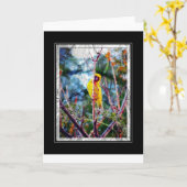 Yellow Song Karte (Gelbe Blume)