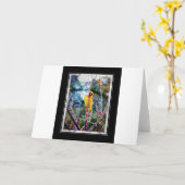 Yellow Song Karte (Gelbe Blume)