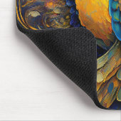 Yellow Songbird Drawstring Backpack Mousepad (Ecke)