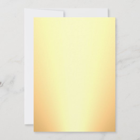 Yellow Sparkle Jewel Baptisse/Christening Invite Einladung (Rückseite)