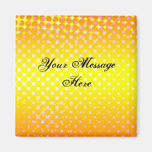 Yellow Sparkle Magnet (Vorne)