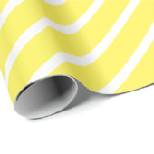 Yellow Spikes Leaf Patterns Art Weihnachtsfeiertag Geschenkpapier (Rolleneckpunkt)