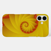 Yellow Spiral abstrakt Handy Gehäuse Case-Mate iPhone Hülle (Rückseite (Horizontal))