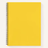 Yellow Spiral Notebook Notizblock (Vorderseite)