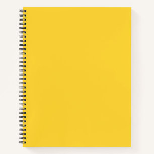Yellow Spiral Notebook Notizblock