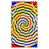 Yellow Spirals [S] von Kenneth Yoncich Kleine Geschenktüte (Rückseite)