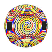 Yellow Spirals von Kenneth Yoncich Baseball (Vorderseite)